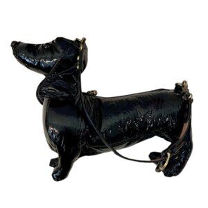 Rare Fuzzy Couture Dachshund Dog Bag 👜🖤✨ Near Mint w/ Original Box